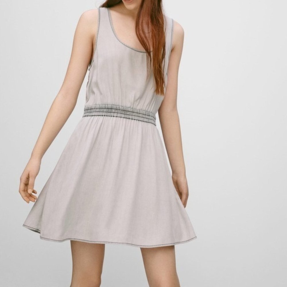 ARITZIA TALULA Dip Dye White Purple Lounge Dress